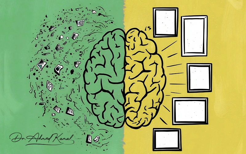 الفرق بين الدماغ التقليدي ودماغ الـ ADHD: رؤية طبية في العمق التشريحي والكيميائي