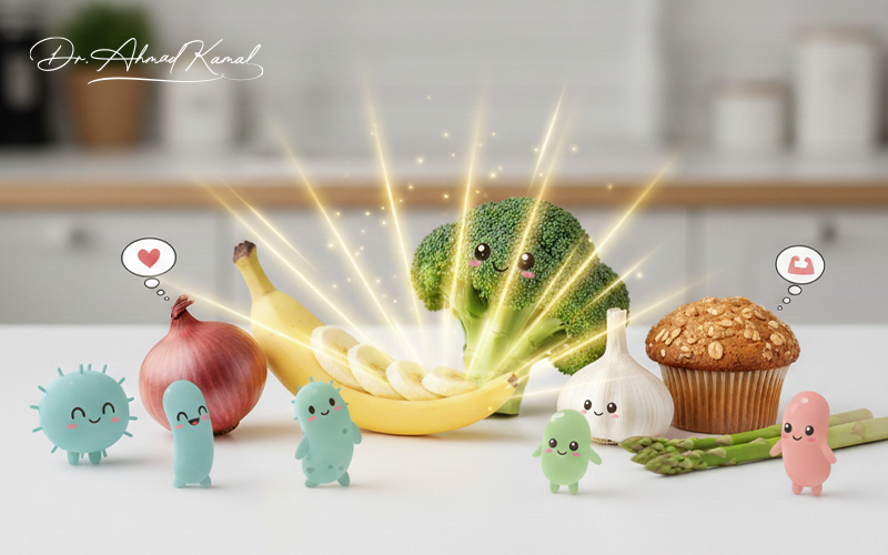 البريبيوتكس (Prebiotics): كيف تغذي جيشك البكتيري النافع؟